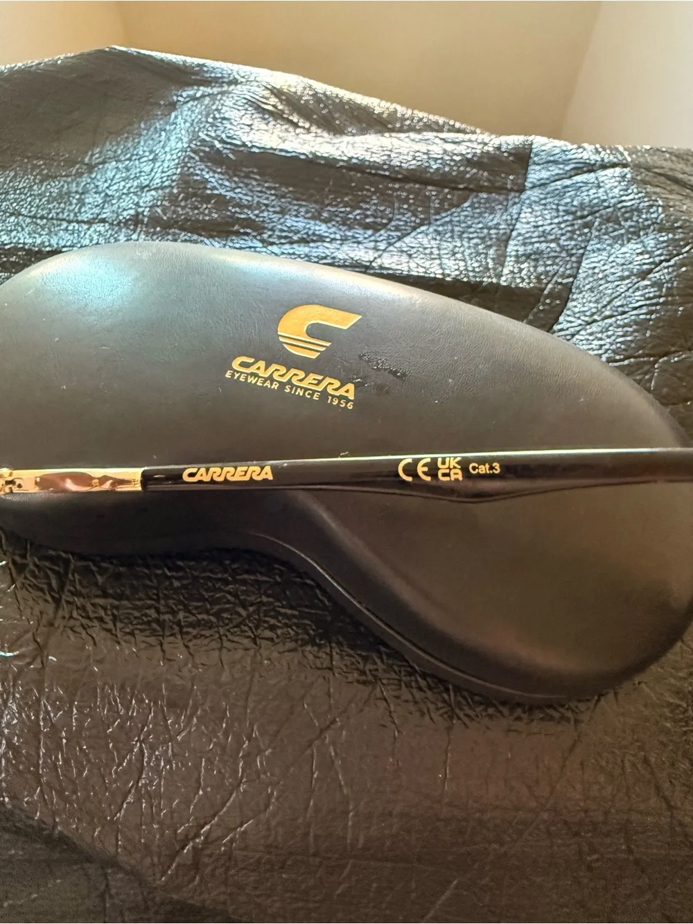 Carrera Gold Frame Sunglasses with Gradient Brown Lenses
